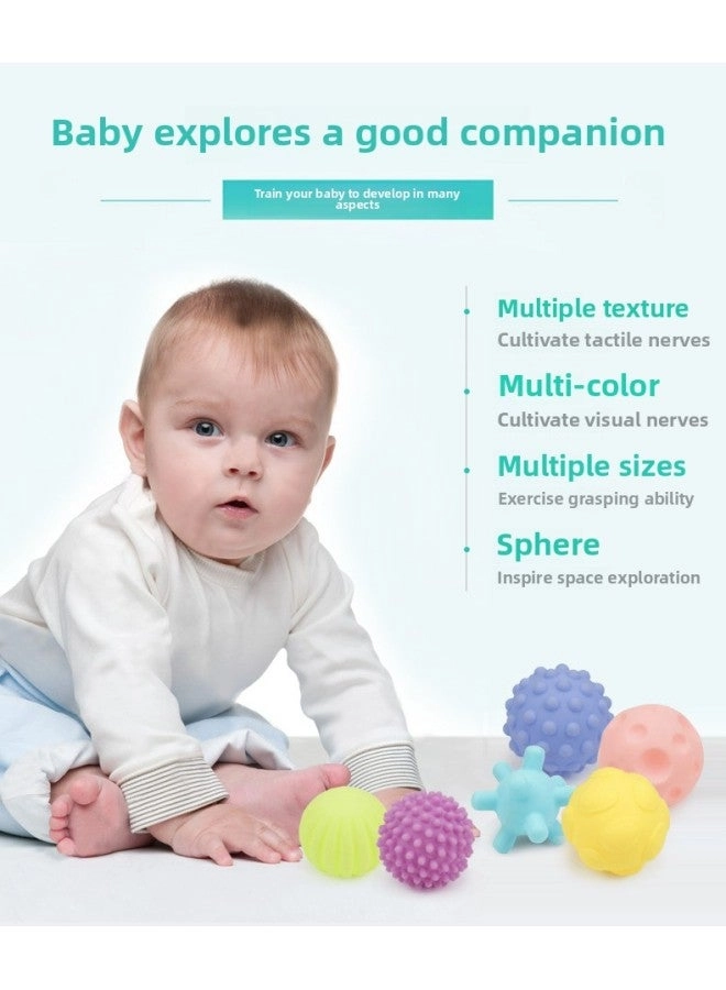 Huang Er Baby Touch Hand Grab Ball - Upto 12 Months 8 pieces