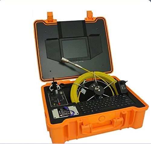 Nakeah underwater motorized sewer inspection - HD8" screen 1/4" 480TVL