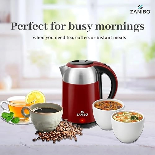 Super-Fast Heating Stainless Steel Electric Kettle