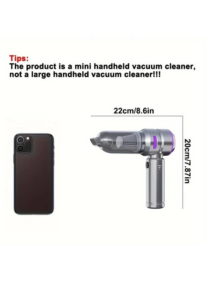 4-in-1 Wireless Handheld Vacuum Cleaner - 2000mAh