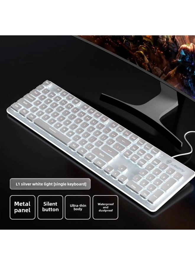 L1 Mechanical Feel Silent Keyboard - Wired/Wireless