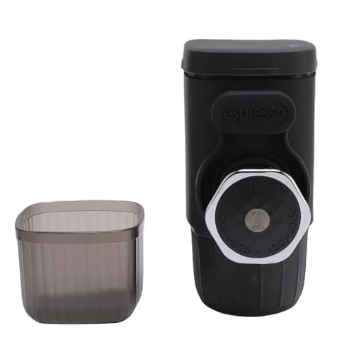 Small Portable Coffee Machine - 100 ml coffee capsules and ground coffee