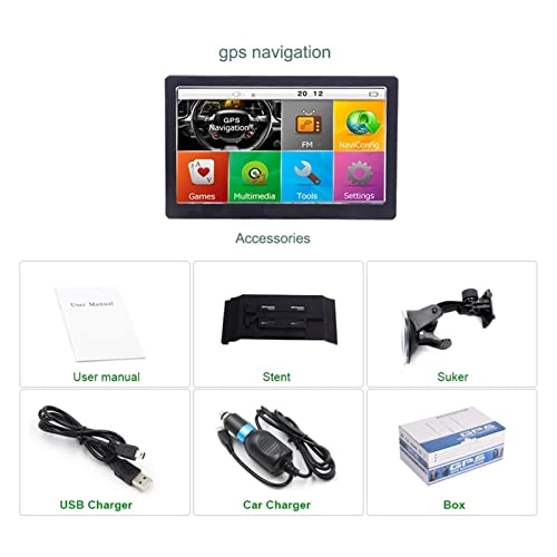 GPS Navigation 8646123515 - 7 inch 256M+8GB Free Lifetime Map Updates