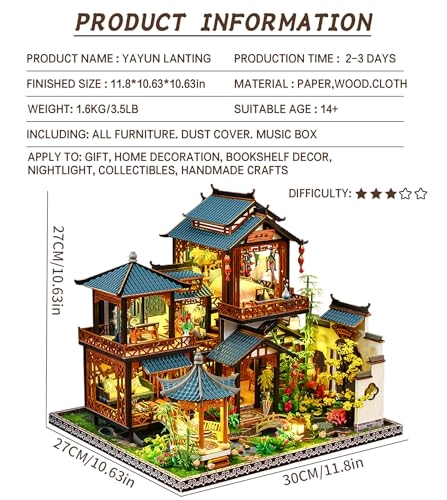 DIY Miniature Dollhouse Kit - 124 scale