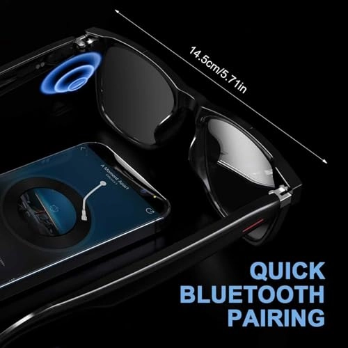 AI Translation Glasses - 134 languages IP65 waterproof Wireless calls