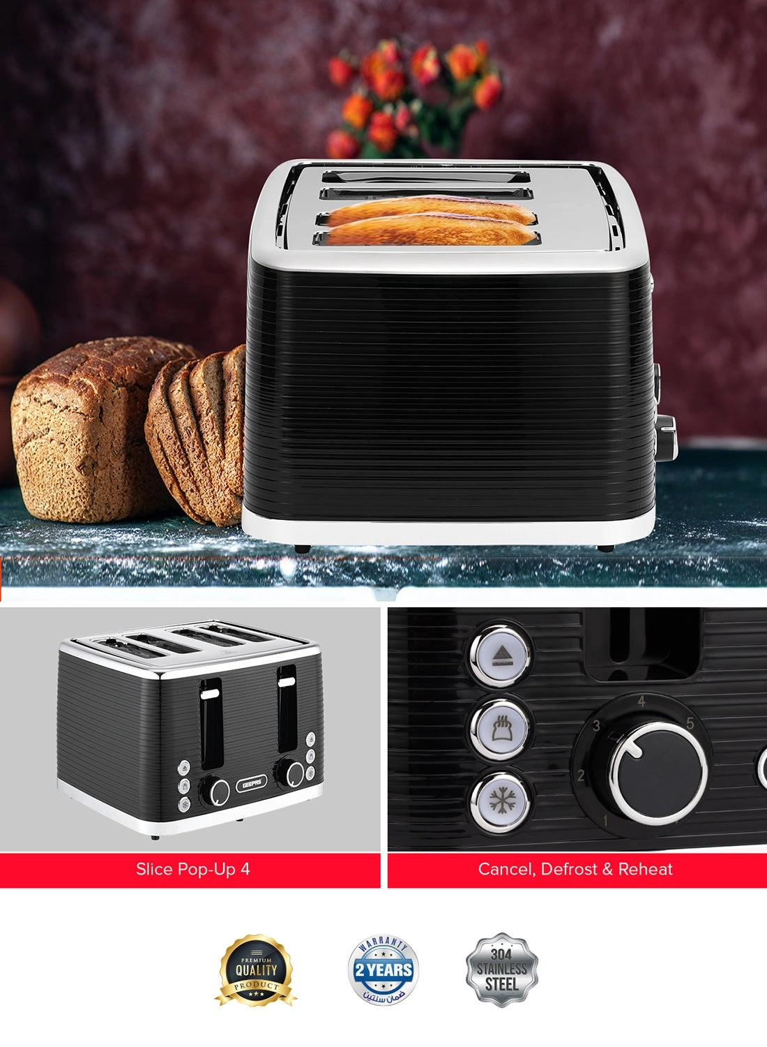 4 Slice Bread Toaster