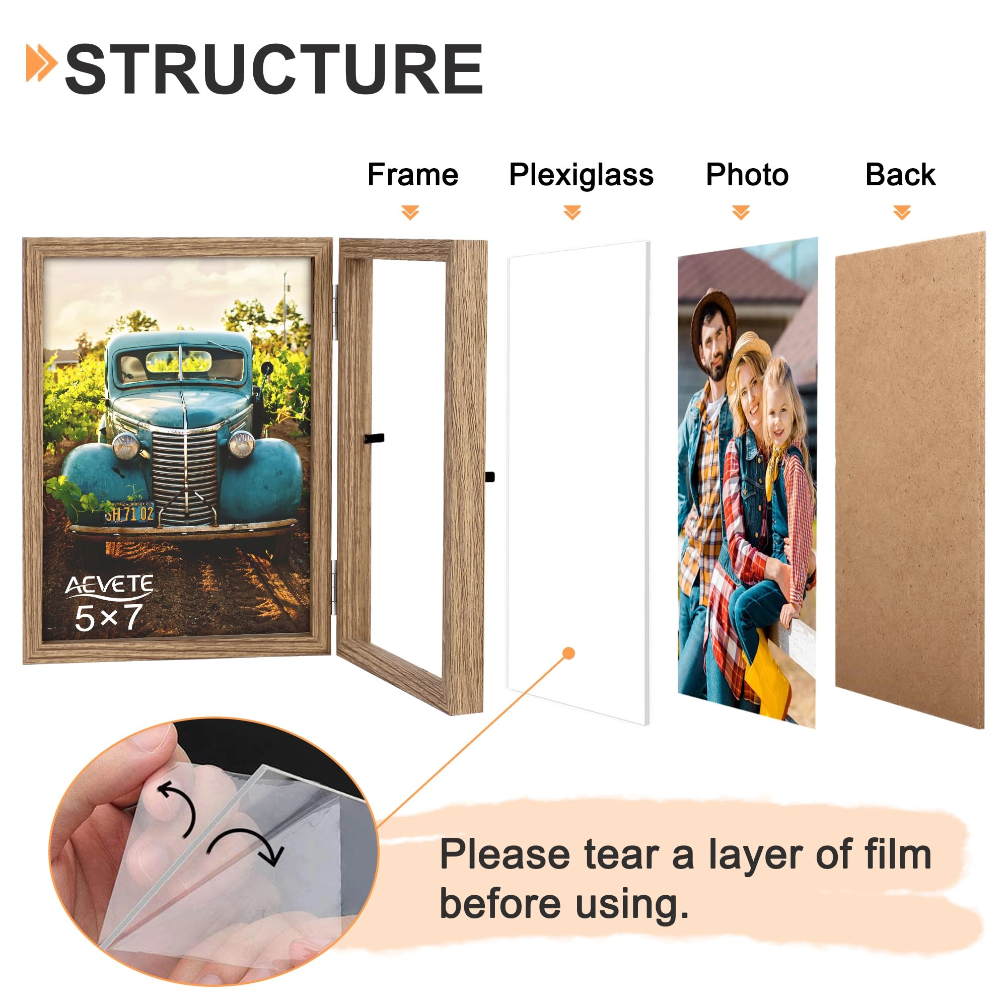 Double Picture Frame - 5x7 two