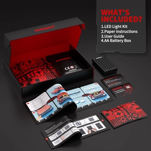 Light for Lego Ford Bronco Offroader - red LED light kit