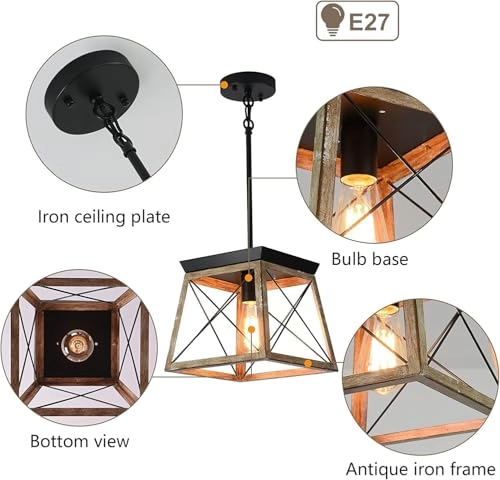 Retro Pendant Light - 9.84"(25cm)