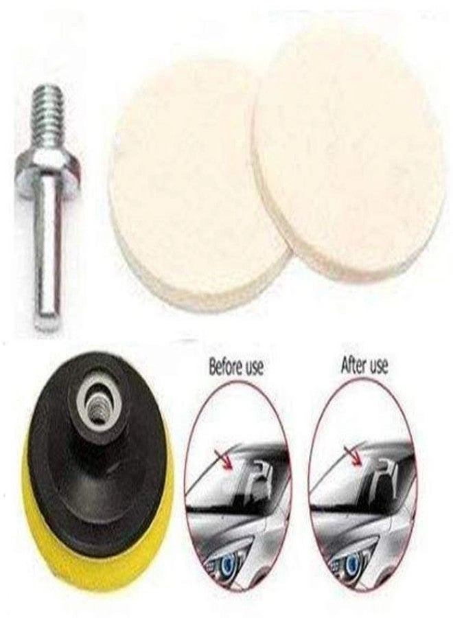 Felt Pad - 3" inch + Backing Pad + Universal Nut