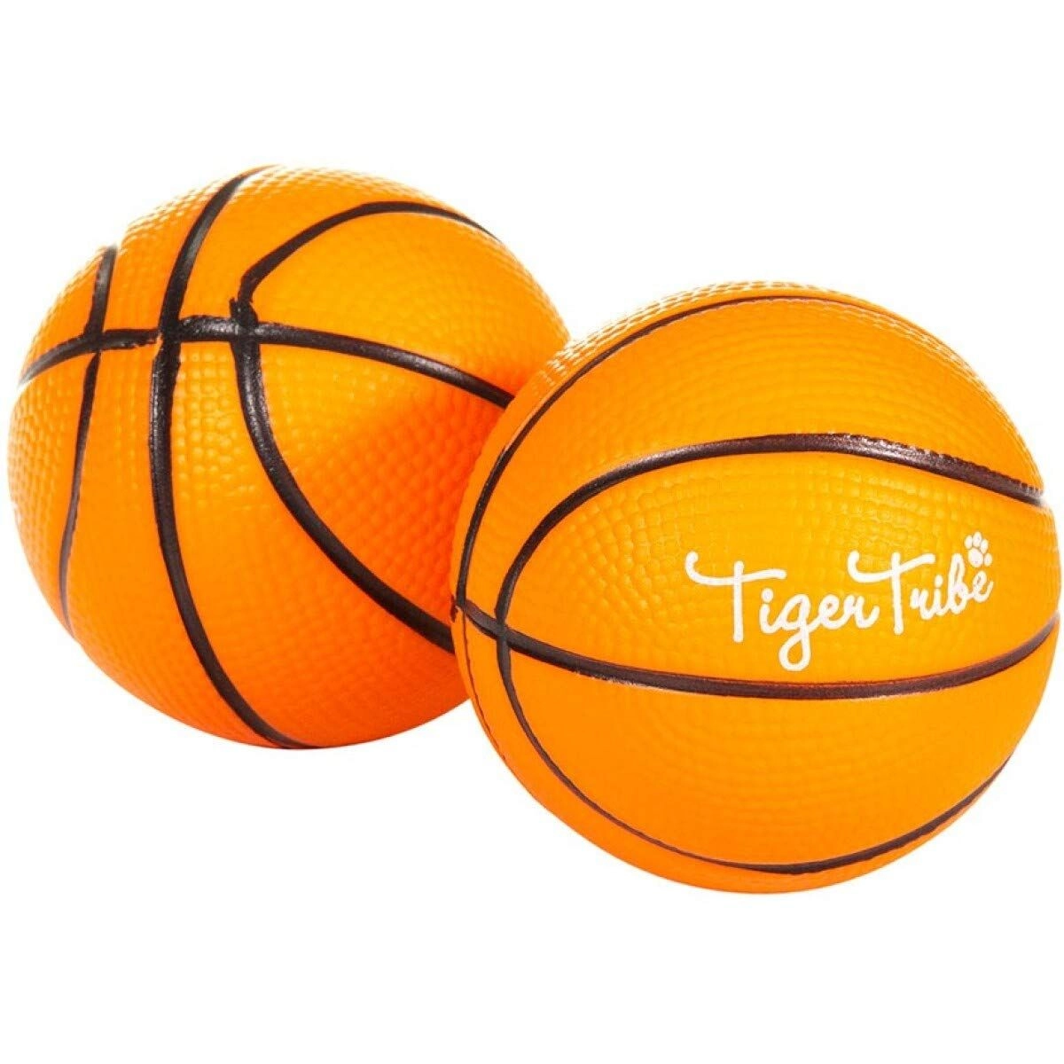 Bath Ball - 2 Mini basketballs 6cm Hoop 17cm