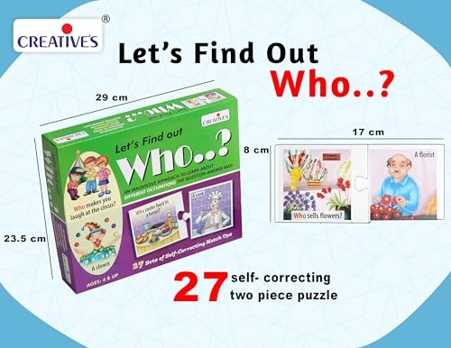 Let's Find Out- Who - 4 - 6 years 40 pieces