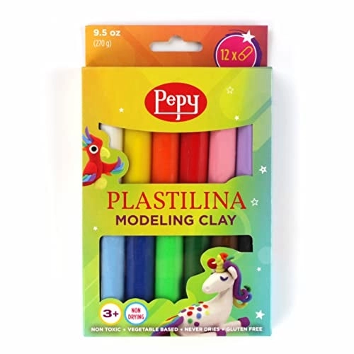 Pepy Plastilina Modeling Clay - 269g 12pcs.
