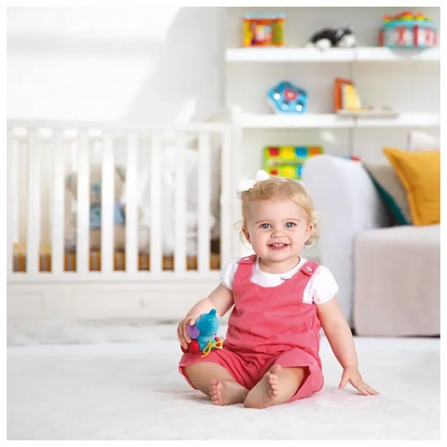 Pull Along Animal - 6 months Blue