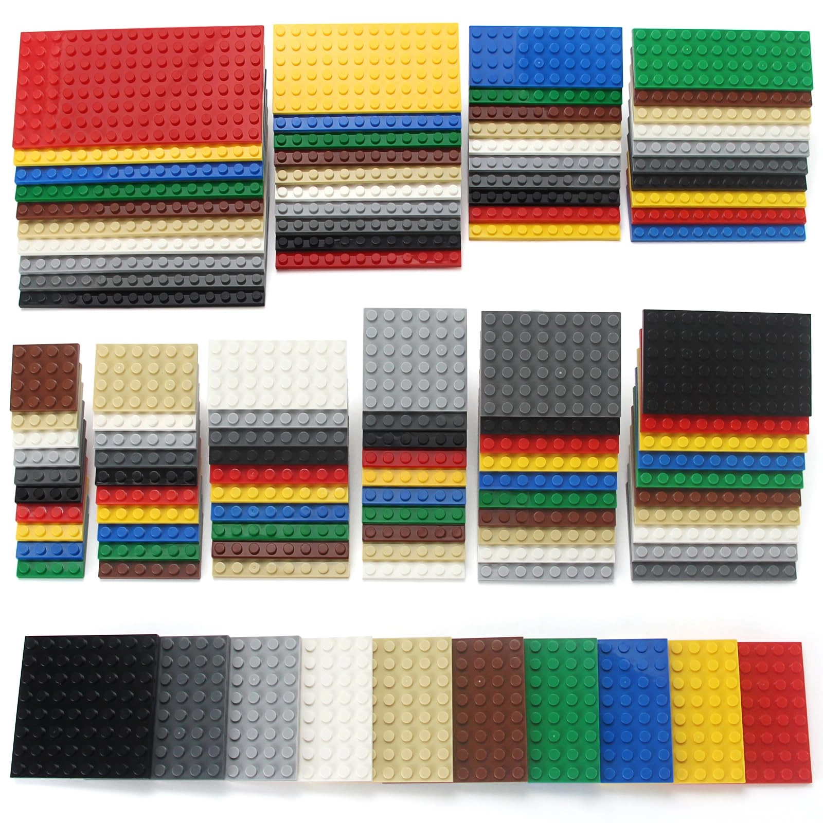 Bigcan Classic Building Plates - 110pcs