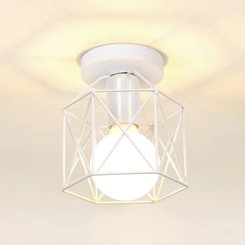 Metal Cage Pendant Light - E27 16 cm