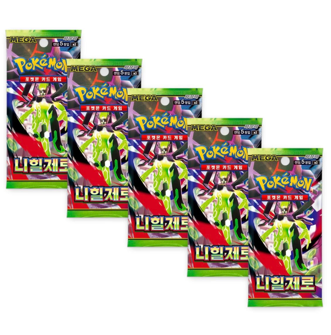 Pokémon Nihil Zero M3 - 5 cards per pack