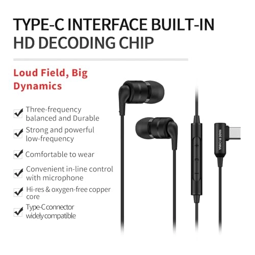 E80D Wired Earbud