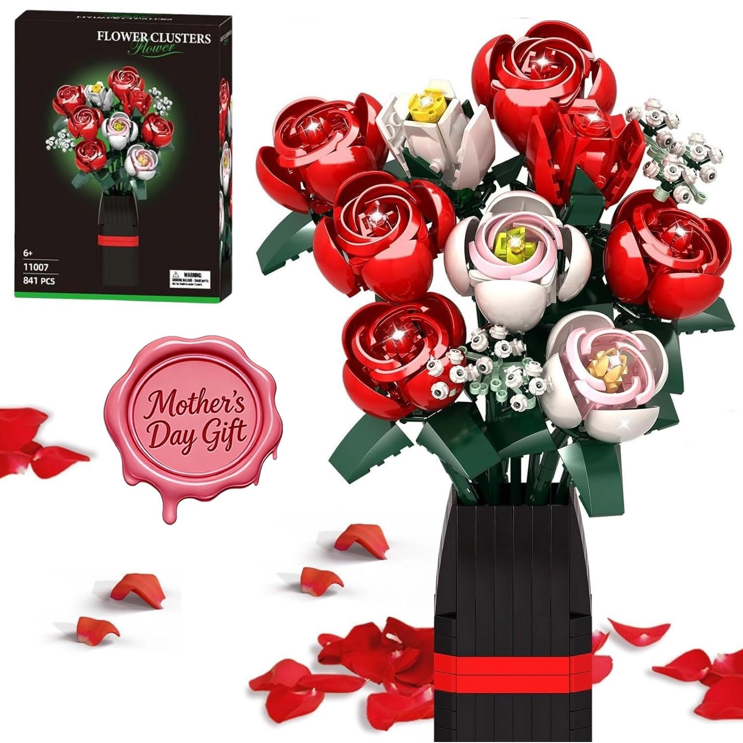 KOJAYHOL Flowers Bouquet Building Set (11007)