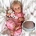 Reborn Baby Doll - 18 inch Silicone Full Body Girl Eyes Open Blonde