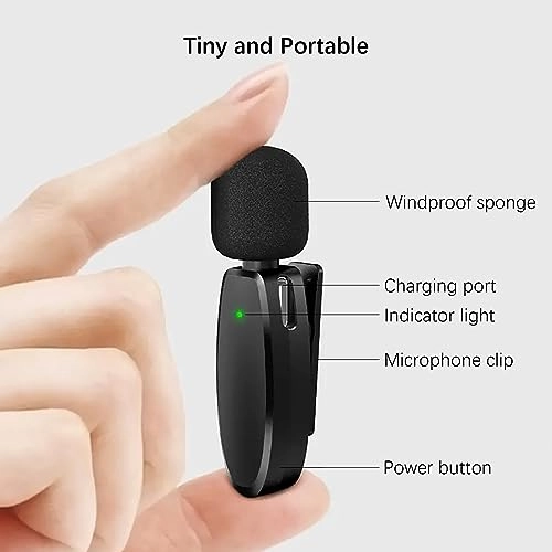 3 in 1 Wireless Lavalier Microphone Wireless Microphone