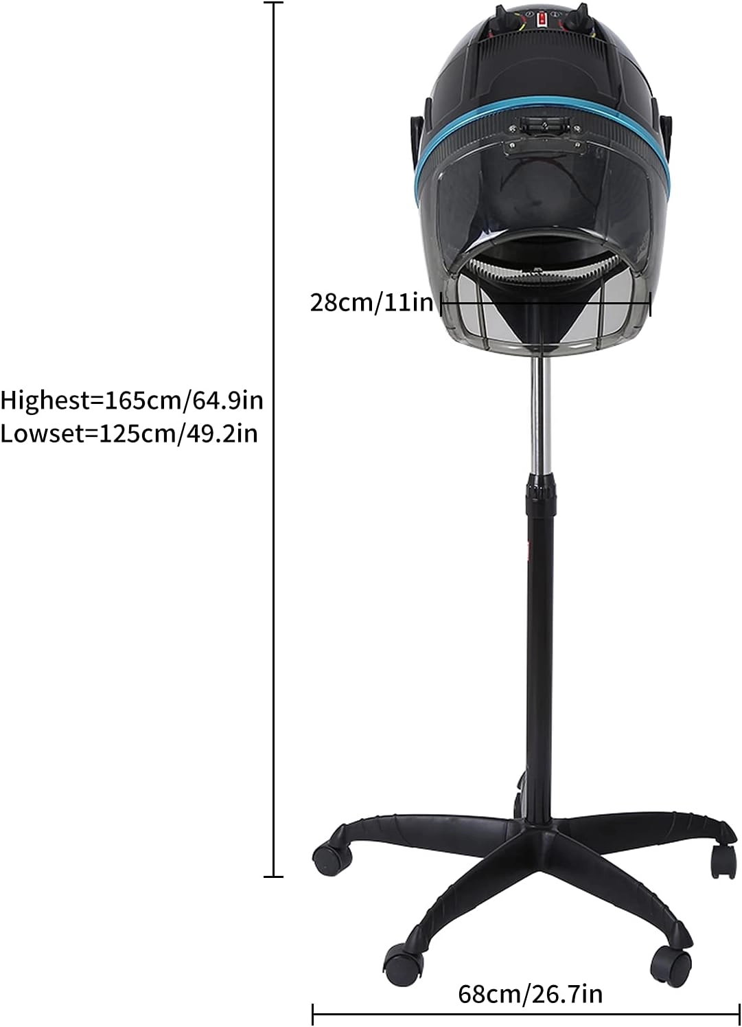 Stand Hair Dryer - 110V 1050W