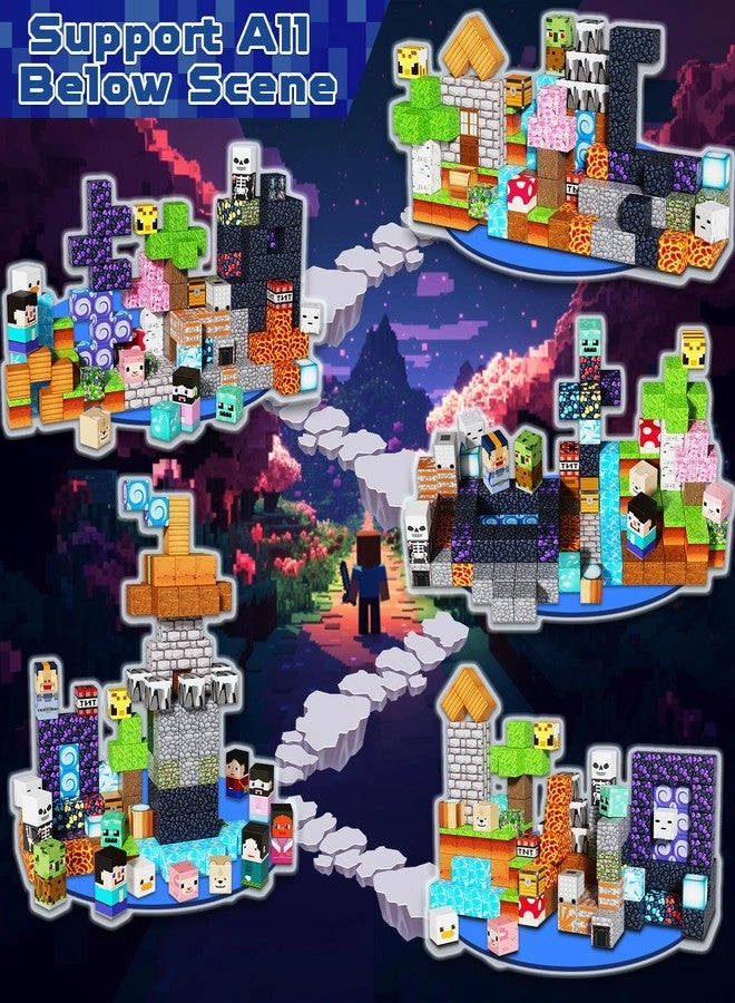 Magnetic Blocks - 150 pcs Adventure World