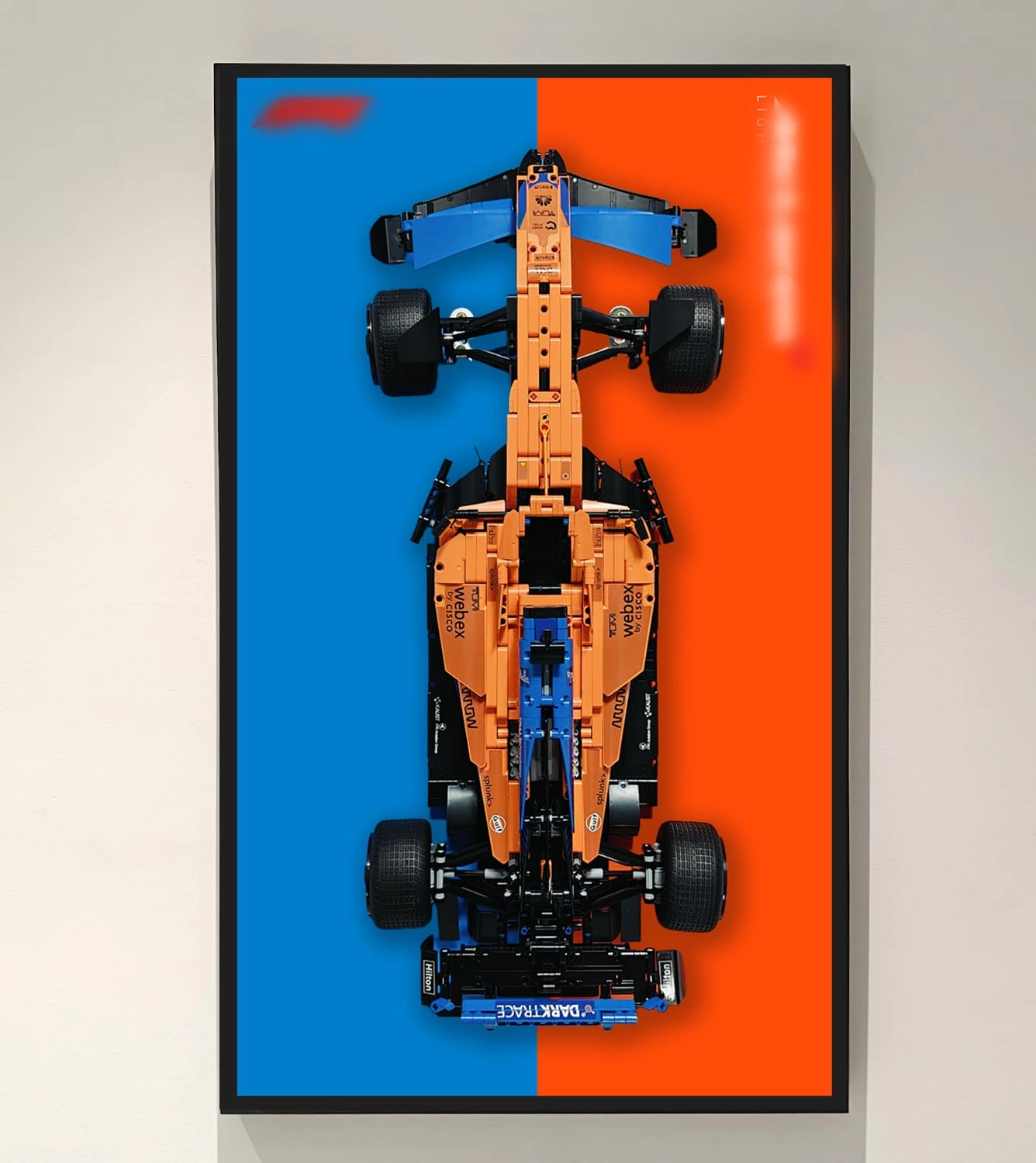 WETCEAOM Display Wallboard for Lego Technic 42141 McLaren Formula 1 - McLaren Formula 1