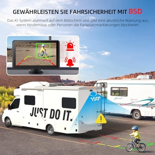 Magnetic Wireless Reversing Camera - 1080P