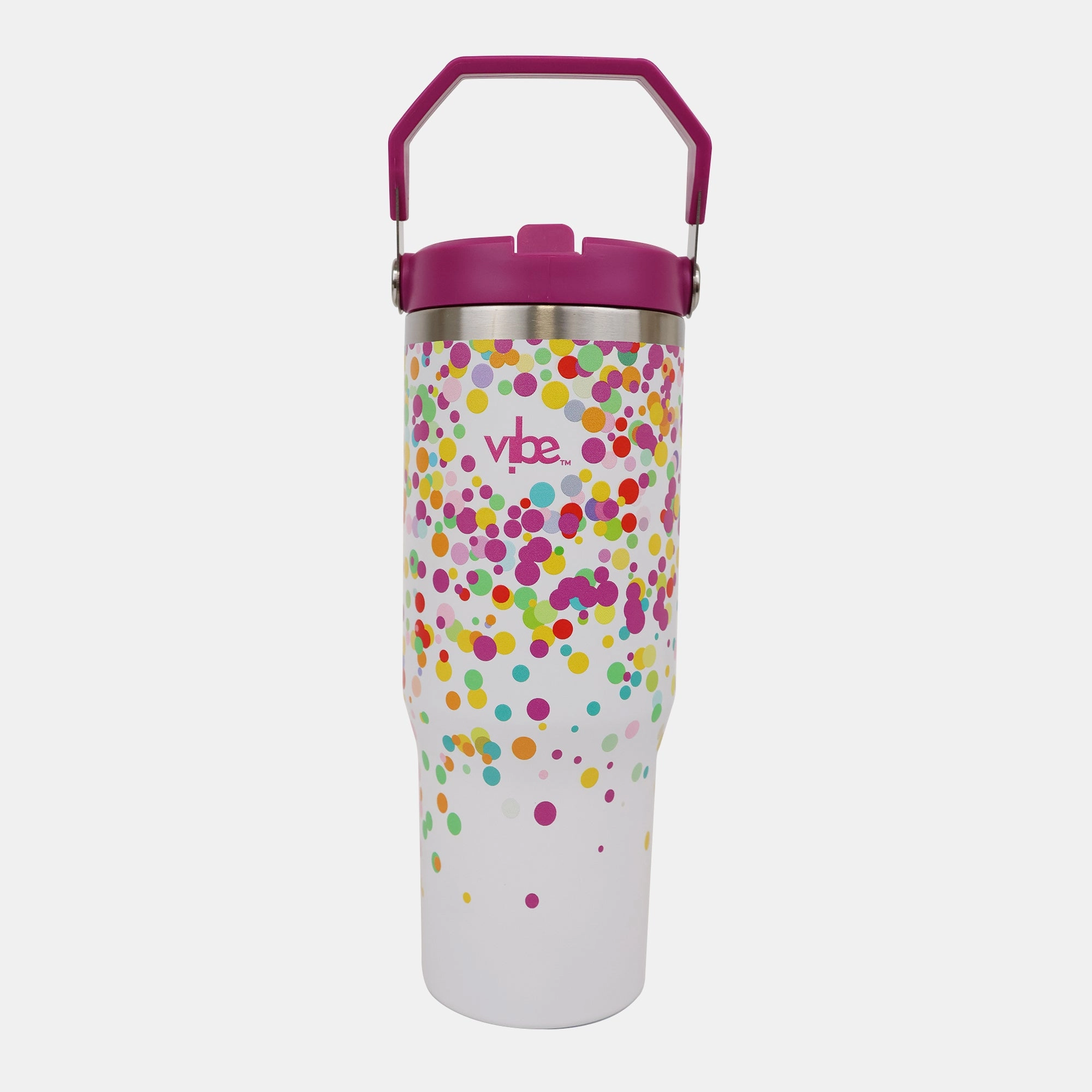 Vibe Confetti Flip Straw - 900 ml