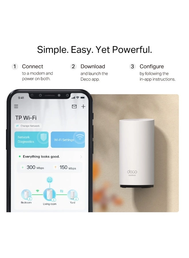 BE25-Outdoor - WiFi 6 1-Pack