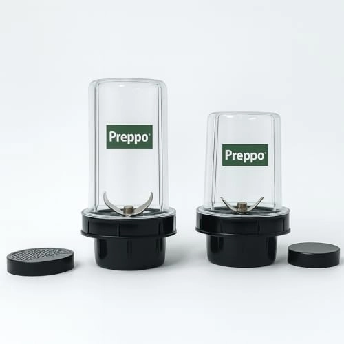 Preppo Bullet Mixer Grinder Jar Set
