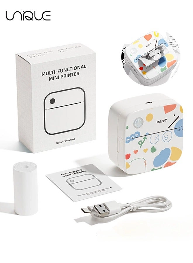 Unique Mini Sticker Printer - 200dpi 1200mAh