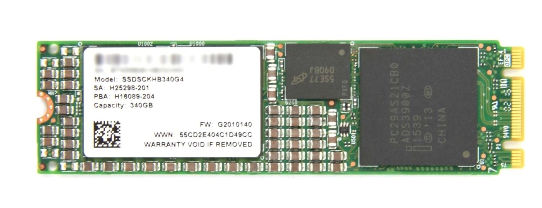 SSDSCKHB340G401 - 320GB M.2 80mm