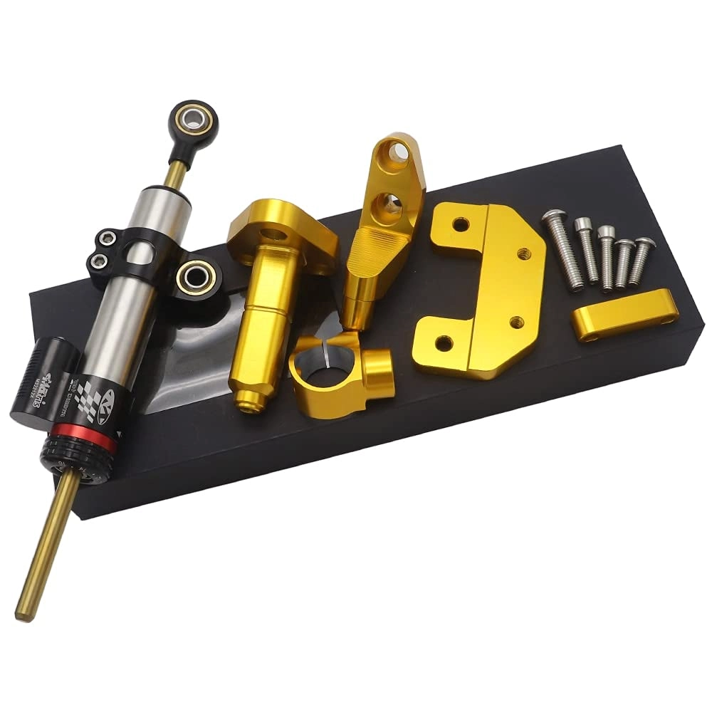 PREVCHA Steering Damper Stabilizer Bracket Mount Kit - CNC Aluminum YZF R3 R25 MT-03 MT-25