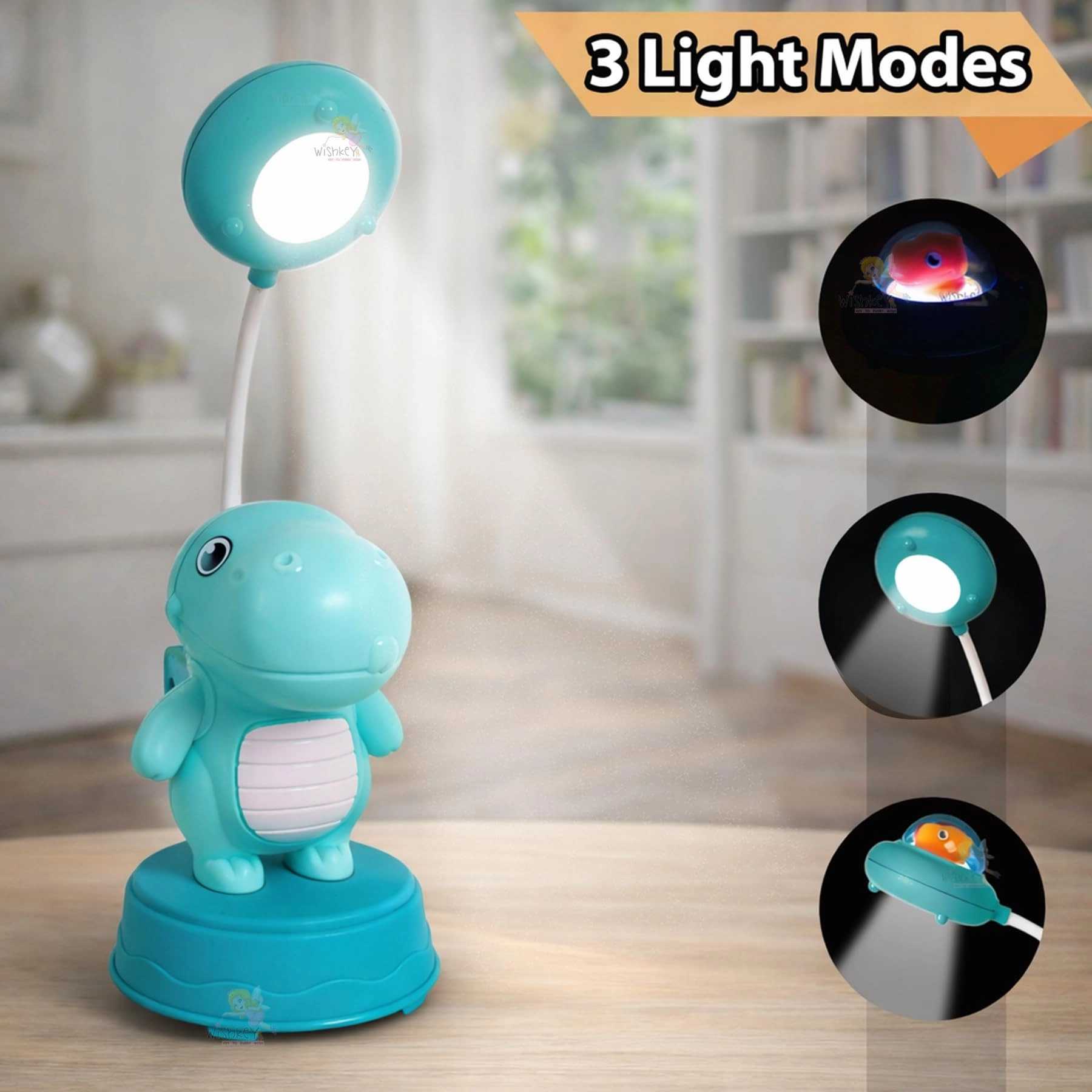 2-in-1 LED Desk Lamp - Pencil Sharpener Rechargeable