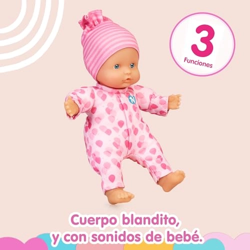 Soft Doll - 3 functions Baby sounds Ages 3+
