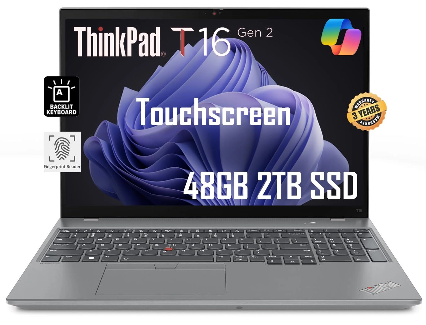 Lenovo ThinkPad T16 Gen 2 - 16'' i7-1355U 48GB DDR5 2TB SSD