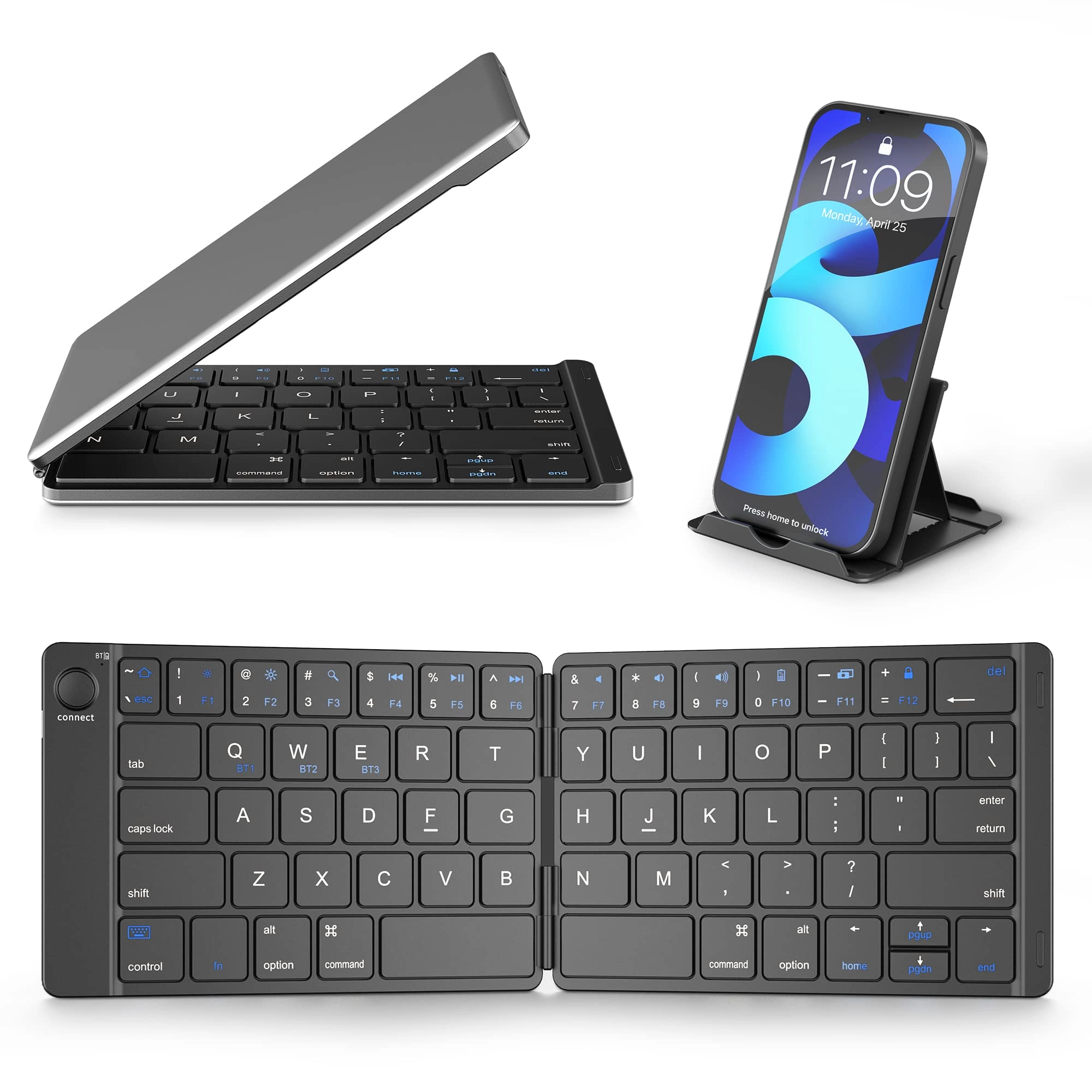 Samsers Foldable Keyboard Bluetooth