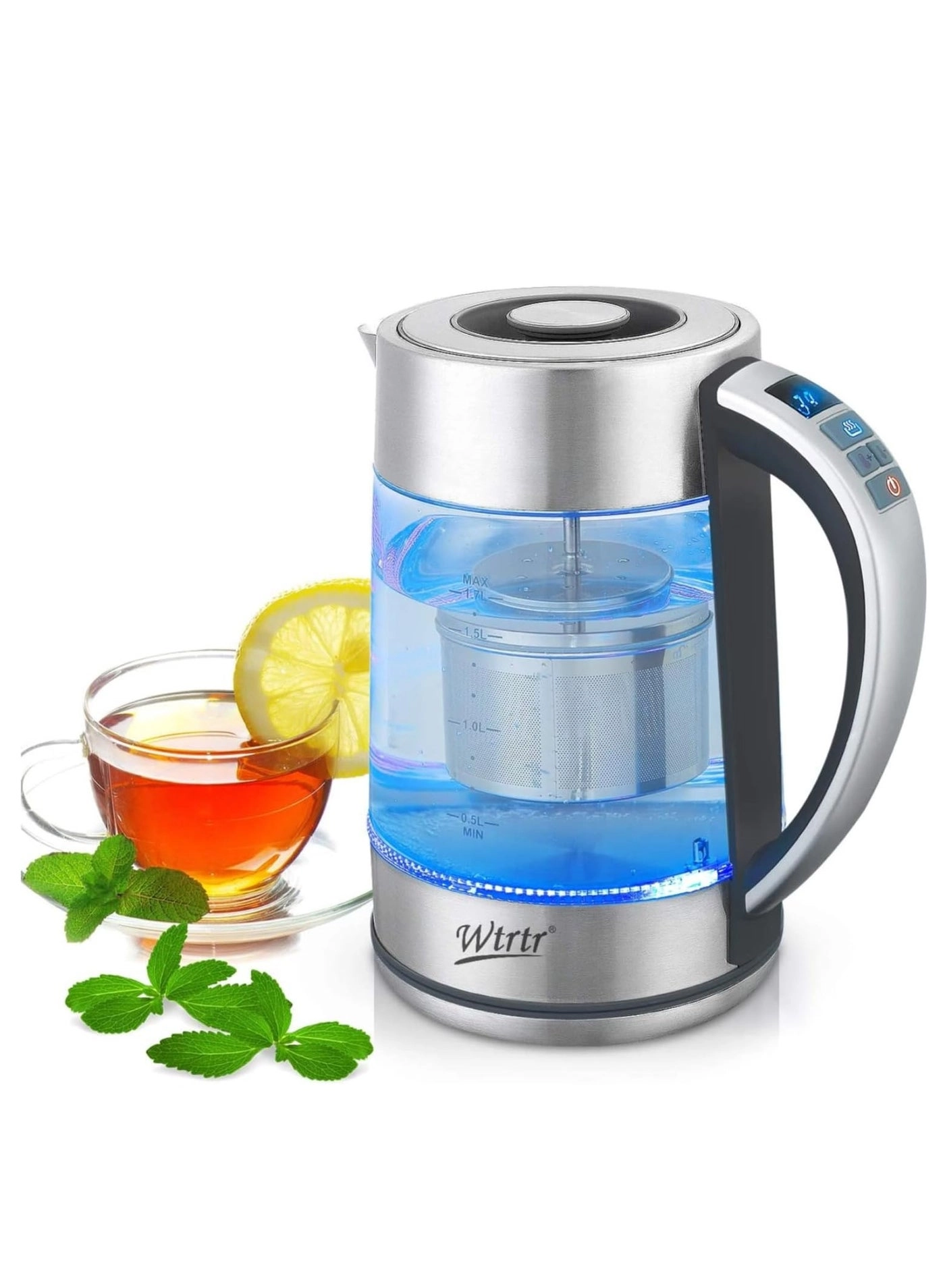 Glass Stainless Electric Kettle