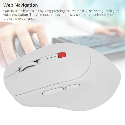 AI Wireless Mouse - 2.4G Bluetooth 5.0