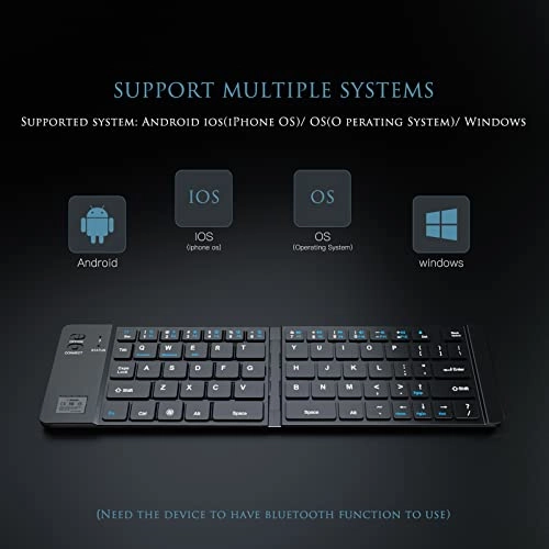 Foldable Bluetooth Keyboard - Wireless