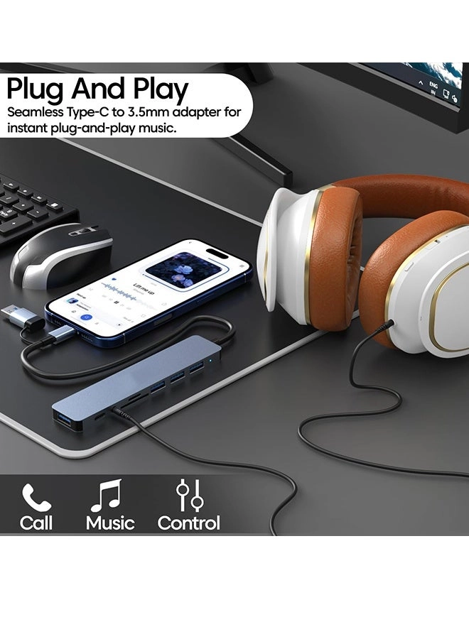 8-in-1 USB + Type C Converter - USB 3.0 SD/TF Card Reader