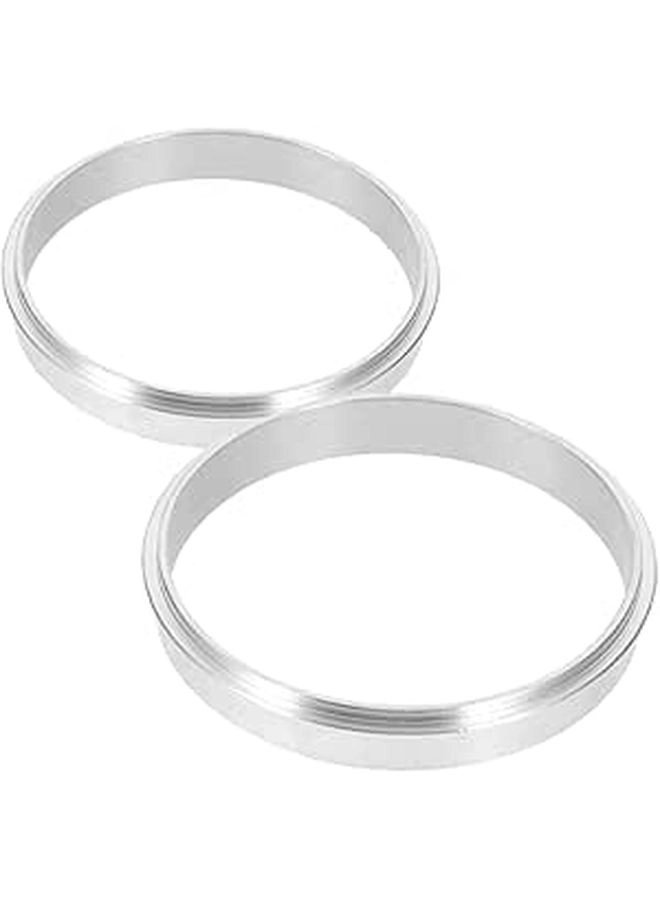 Generic Cup Sealing Machine Gasket - 2pcs Silver Aluminum
