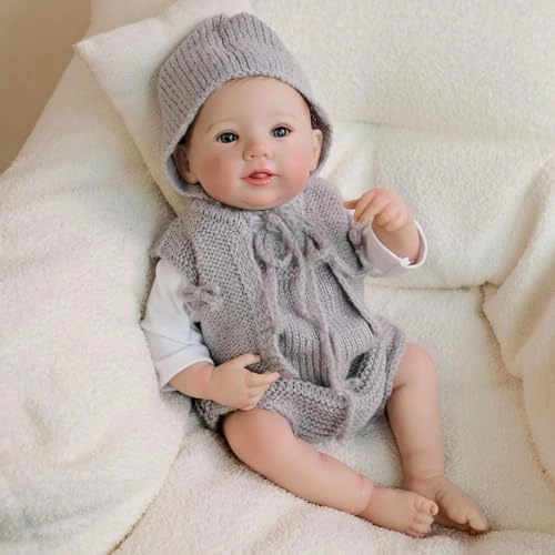 Nanjing Tianzeng Gifts Co.,Ltd Abigail Reborn Baby Doll - 19 inch Silicone Full Body Boy Ages 3+