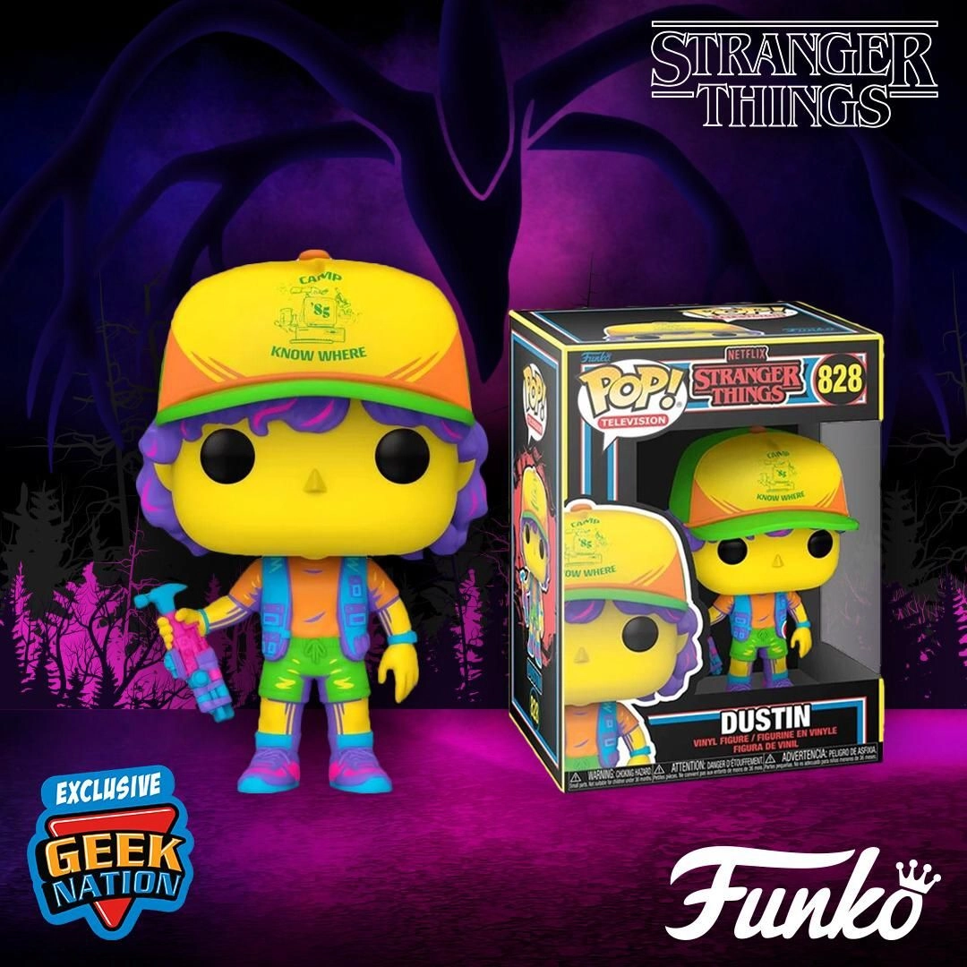 FUNKO Dustin - Stranger Things - Pop! TV Geek Nation Exclusive