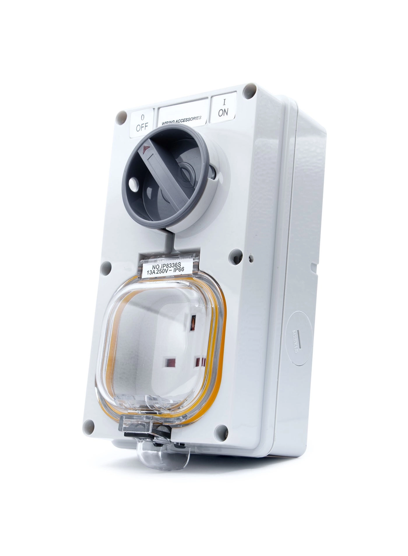 Duravel Switch Socket - IP66 13A 250V ON/OFF