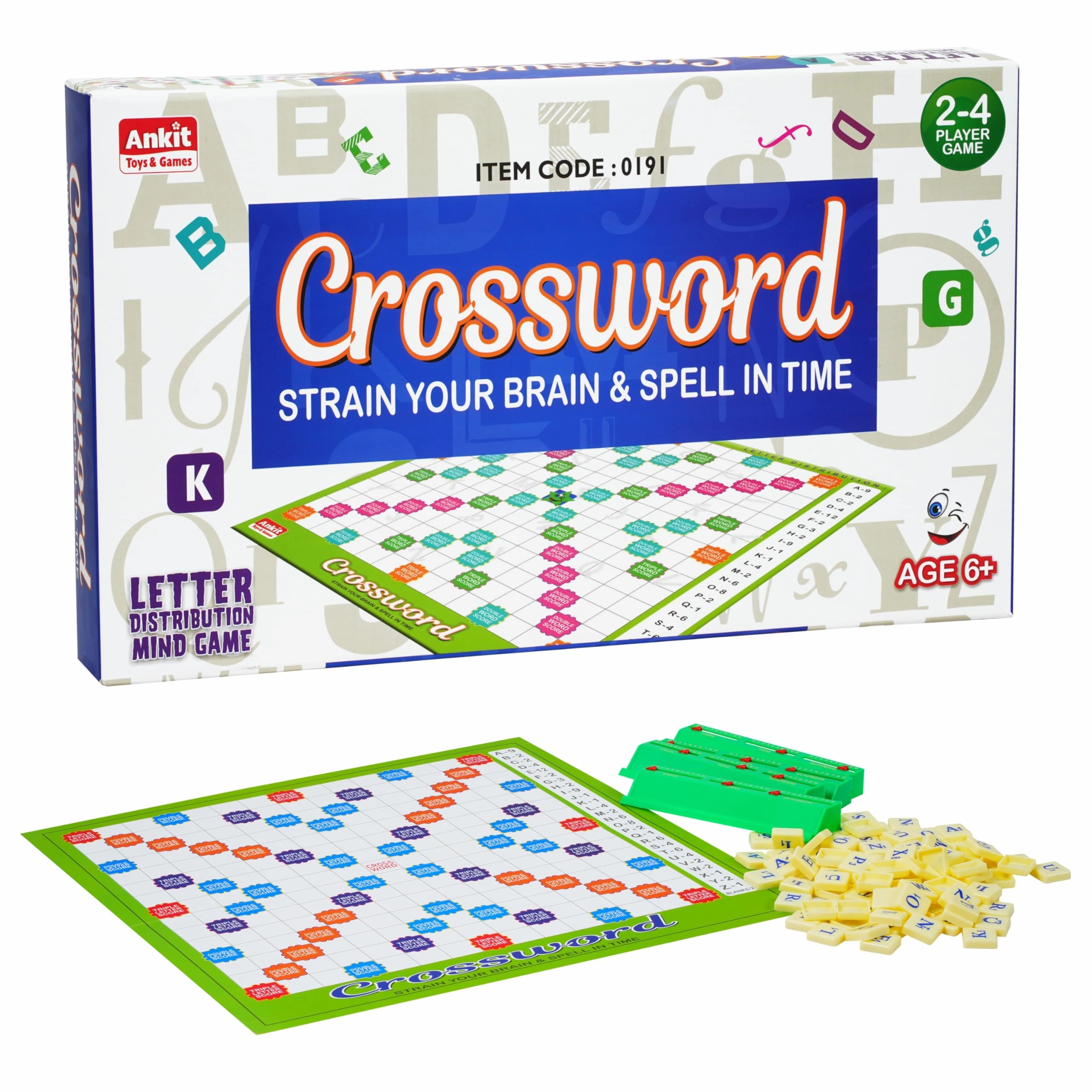 Ankit Toys & Games Crossword Puzzle (AT0191) - 105 pcs