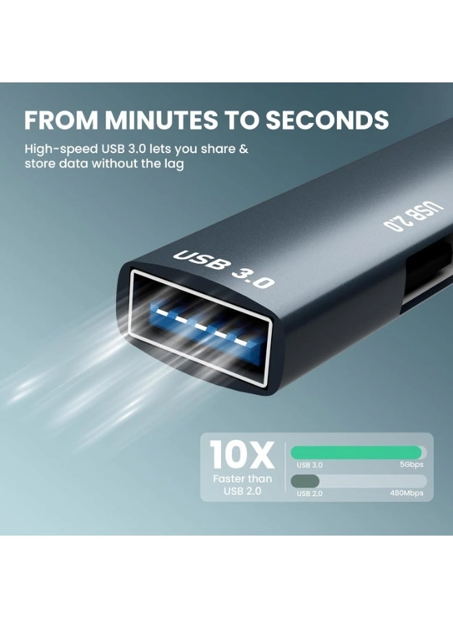 DS-44C - 4-in-1 5Gbps Aluminium Alloy Body