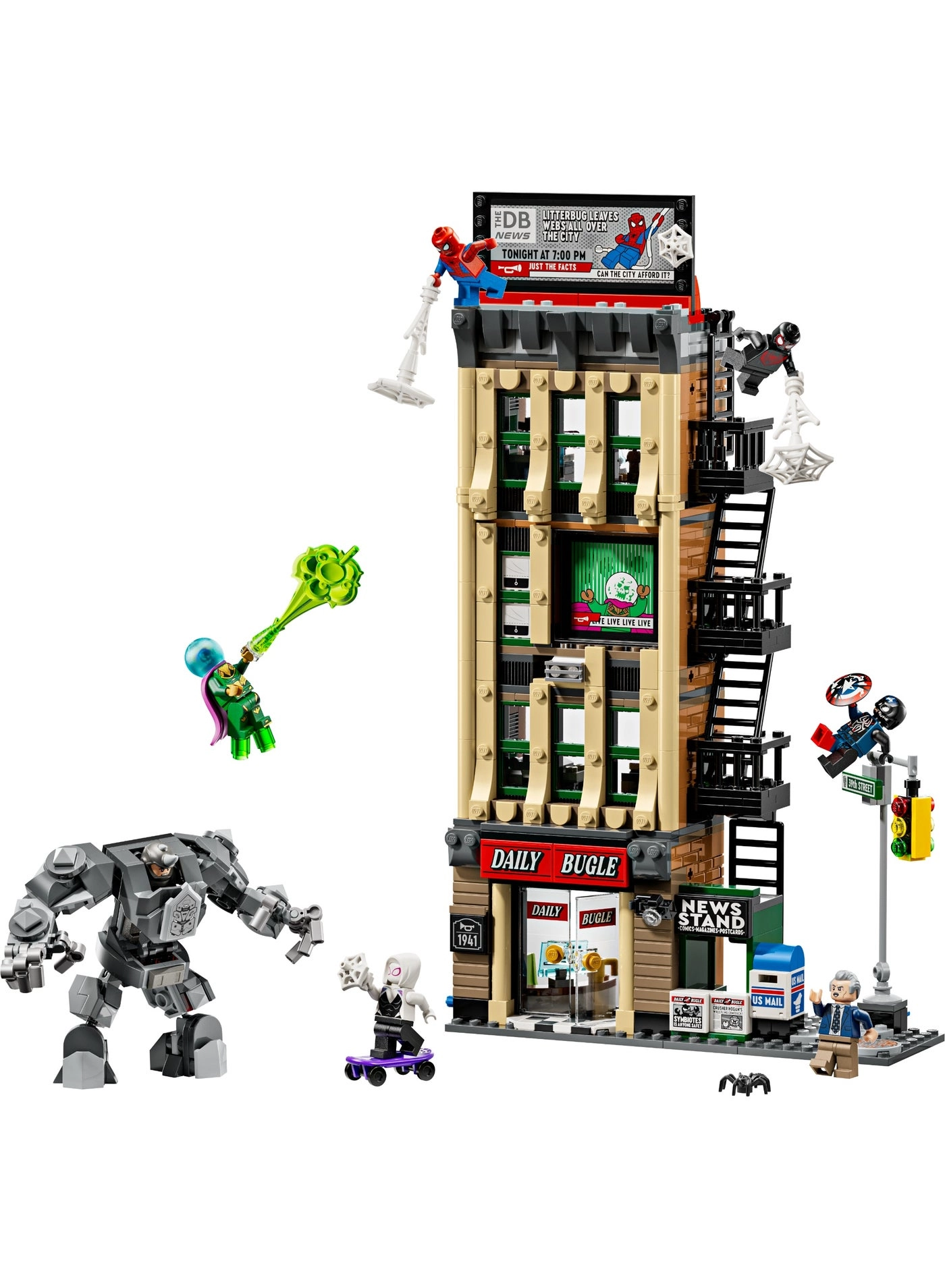 Spider-Man vs. Mysterio: The Daily Bugle (76342)